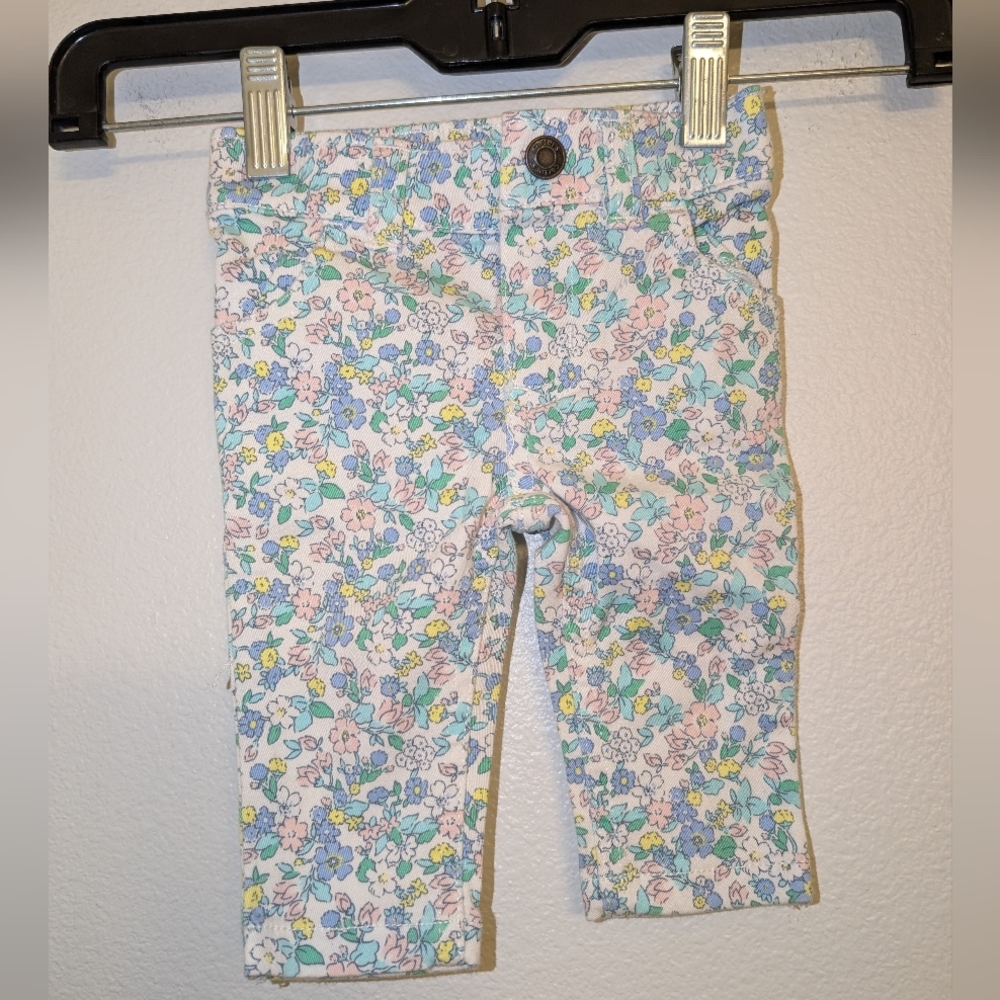 Carter's Floral Pants Baby Girls Size 3 Months